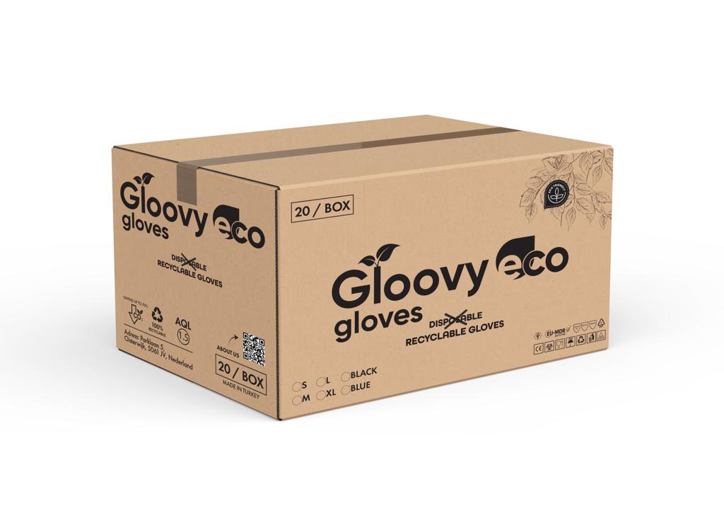 Gloovy - Eco Gloves - blue gloves - discount package 20/outer box